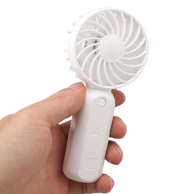 Handheld Fan 5V 3 Levels Wind Adjustment USB Charging Grille