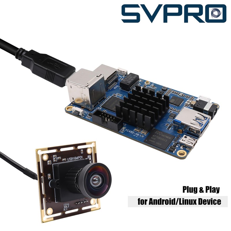 SVPRO 16MP Wide Angle USB Camera for Computer,USB Camera Module