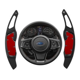 CKE Compatible with Subaru Forester Outback XV Crosstrek Impreza Legacy Ascent WRX BRZ Scion FR-S GT86 Accessories Car Paddle Shifter Extension Shift Paddle Cover Trims -Black