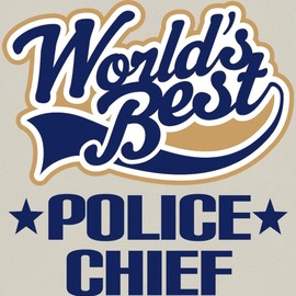 CafePress Wb Police Chief Canvas Tote Top Zipper Closure