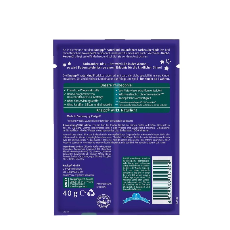 Kneipp Naturkind Dream Driver Colour Magic Bath 40 g