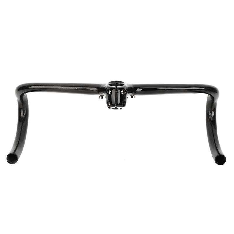 Carbon Fiber Road Bike Integration Bend Handlebar Bicycle Accessory Glossy