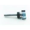 CUTTOOLS Rebate router bit slot cutter for Intumescent Strip 1/4
