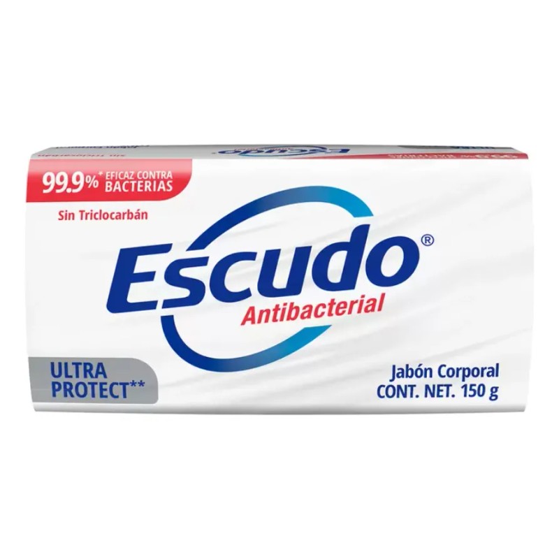 Escudo Ultra Protect Jabón En Barra 12 Pzs De 150g