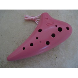12 Holes Paragon Romantic Panther Pink Ocarina ABS Resin ALTO - C Key - Easy to play. Good for beginners