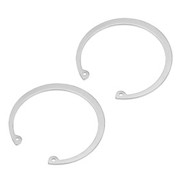 PATIKIL 75mm ID Internal Retaining Rings, 2 Pcs E-Clip Snap Ring 304 Stainless Steel Internal Circlip for Automobile Valve Equipment Bearings