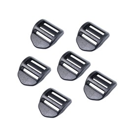 Baitoo Ladder Lock Slider 3/4in,1",1.25",1.5",2 inch Plastic Ladderlock Slider Buckle Ladder Sliders Adjustable Lock Ladder Adjuster for Backpack Webbing Straps Bags (3/4 inch - 6pieces)