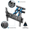 SJBRWN Full Motion TV Wall Mount for 26-65 Inch Flat