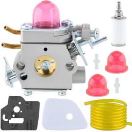 130L Carburetor Tune Up Kits Compatible with Husqvarna 130C 330LK Trimmer with Air Filter Kit and More Parts Carb Replaces 531127910