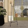Deco 79 Metal Geometric Display Easel 3 Tier Floor Standing