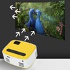 Mini Projector LED WiFi USB Connection 1080P Inbuilt Speaker Portable