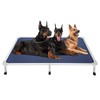 Veehoo Chew Proof Elevated Dog Bed - Cooling Raised Pet