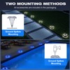 VOLISUN Solar Driveway Lights 8 Pack Waterproof Dock & Deck