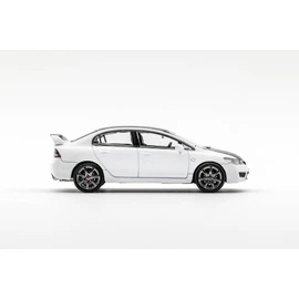 DIECASTTEAM 1/64 Honda Civic Type-R FD2 White/Black Hood & Roof Finished Product