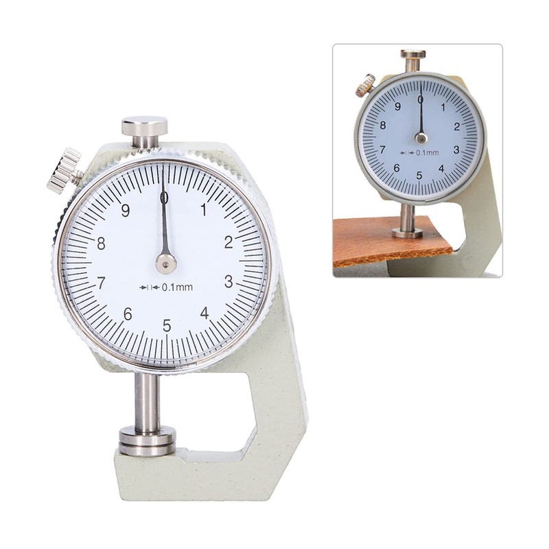 Ongwan Thickness Gauge Thickness Gauge Dial 0-10mm Thickness Gauge for