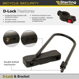 Sterling 173D Double D Lock, Black