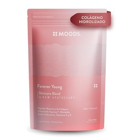 Moods Colágeno Hidrolizado Ácido Hialurónico Glutation Vitaminas Extracto Polvo 300 Péptidos Suplemento 100 Natural Gluten Skincare Blend Forever