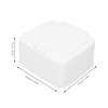 Dustproof Square Storage Box for Cotton Swab Sponge Puff, Convenient
