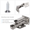 3 Sets Cabinet Hinges 165-180 Degree Soft Close Cabinet Electroplating