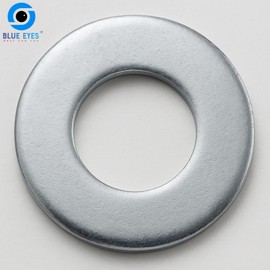 Washers M8 DIN125 A-Shape Flat Galvanised Washers Body Washers Galvanised Steel (M8, 100)