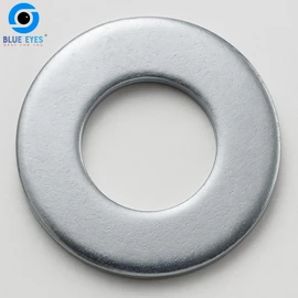 Washers M8 DIN125 A-Shape Flat Galvanised Washers Body Washers Galvanised Steel (M8, 100)