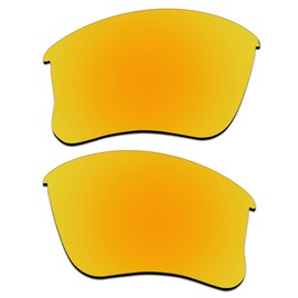 Replacement Lenses for Oakley Flak Jacket XLJ Sunglasses With Polarized (Gold Mirror)