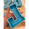 Jumbo 3D Silicone Letter Molds LARGE 6" Tall/ Shipping from