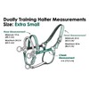 Monty Roberts Dually Headcollar (Extra Small - Green)