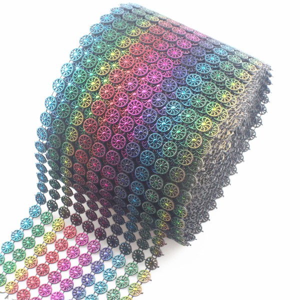 AEAOA 3.8" x10 Yards Black Ribbon Wrap Wedding Decorations Party