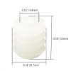Alamic Plastic Dowel Plastic Hinge Dowel Inserts 0.34"x0.39" Cabinet Door