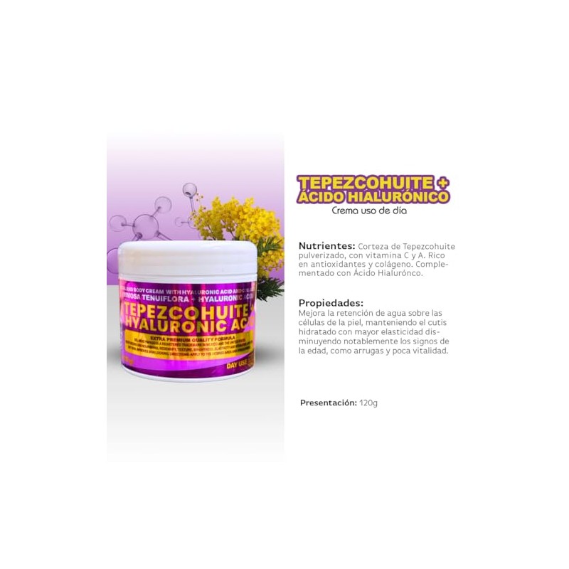 Crema Facial con Ácido Hialurónico y PDRN con Niacinamida