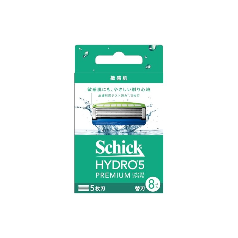 Hydro Schick Hydro 5 Premium Sensitive Skin Replacement Blades (Pack