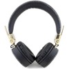 CG MOBILE Guess Wireless 4G PU Leather Headphones with Metal