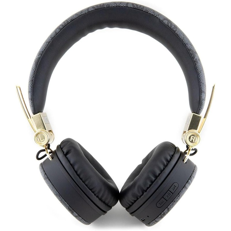 CG MOBILE Guess Wireless 4G PU Leather Headphones with Metal