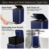 XLHOMO Navy Blue Bathroom Accessories Set 8 Piece Navy Blue