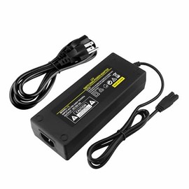 FITE ON 12V AC/DC Adapter Compatible with ZENY Mini Fridge Electric Cooler and Warmer Refrigerator Automatic Locking Handle 28 Quart Car Travel Camping 12VDC Switching Power Supply Cable Charger PSU