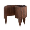 GHWIE Garden Edging Border Garden Fence Wood Fence Border for