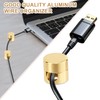 3pcs Gold Cable Anchors, Metal Phone Charger Cord Holders Cable