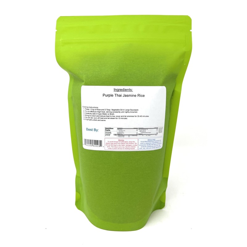 Imported Rice Black Thai Rice (Purple Sticky) - 2 POUNDS