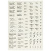 Kamejima Shoten Super Thin Sticker (Stylish) Hobby Sticker 1157