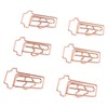 100pcs Paper Clips Innovative Cute Rose Coffee Cup Shape Reusable