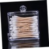 Alipis 2pcs Box Cotton Pads Storage Case Acrylic Swabs Box