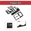 JeCar 6pcs Carbon Fiber Dash Cover Trim Kit for 2009-2014