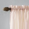 No. 918 Erica Crushed Sheer Voile Rod Pocket Curtain Panel,