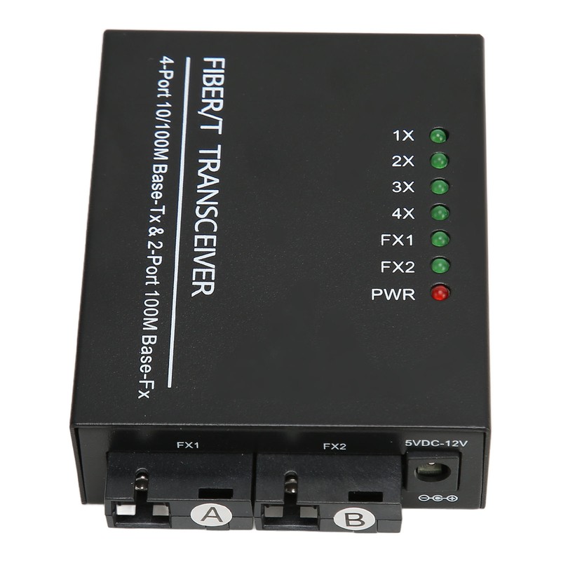 Fiber Transceiver Tx1310nm/Rx1550nm Single Fiber Single Mode RJ45 Port Optical