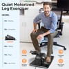 HOMGIM Under Desk Elliptical Machine - Quiet Motorized Leg Exerciser
