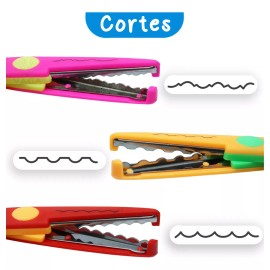 Vaga 3 Tijeras Zig Zag Corte En Grecas Didacticas Y Decoración