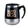 400ml Automatic Mixing Coffee Cup Stainless Steel Magnetic Stirring Cup