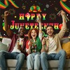 7X5FT Happy Juneteenth Banner Backdrop Pan African American 19th June
