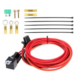 Electric Fuel Pump Relay Fuel Pump Wiring Harness Kit 40 AMP Relay Bypass Waterproof 12V Relay Switch Kit Heavy Duty Long Wires